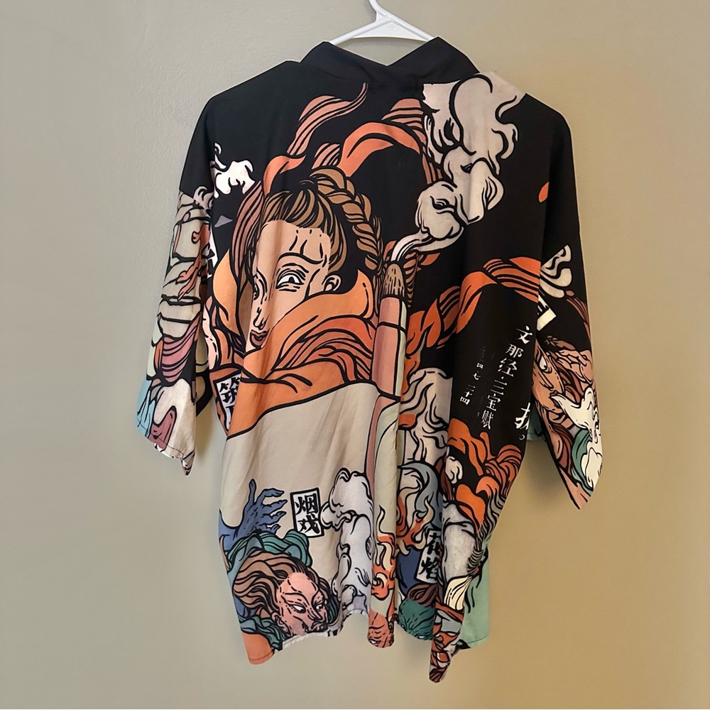 Japan Haori Jacket Kimono Cardigan